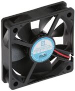 8005493925 OD6015-12HB, DC Fans DC Axial Fan, 60x60x15mm, 12VDC, 20.2CFM, 2.2W, 32.4dBA, 0.19"H2O, 2x Wire Hirschmann