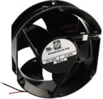 8006050562 OD172SAP-24HBXC, Fan Tubeaxial 24VDC Rectangular/Rounded - 172mm L x 150mm H Ball 307.0 CFM (8.60m³/min) 2 Wire Leads Hirschmann