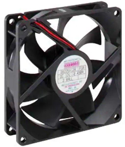 doc007789942 8005835547 G9225E24B6-FSR-EM-L20, Fan Tubeaxial 24VDC Square - 92mm L x 92mm H Ball 58.0 CFM (1.62m³/min) 3 Wire Leads Hirschmann — изображение 1