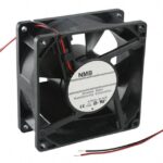 8006930712 3615KL-04W-B40-P00, Fan Tubeaxial 12VDC Square - 92mm L x 92mm H Ball 68.5 CFM (1.92m³/min) 2 Wire Leads Hirschmann