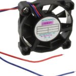 8005823250 G4010H24B-RSR, Fan Tubeaxial 24VDC Square - 40mm L x 40mm H Ball 9.0 CFM (0.252m³/min) 2 Wire Leads Hirschmann