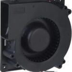 8005805542 PMB1212PLB2-A.(2).GN, Fan Blower 12VDC Square/Rounded - 120mm L x 120mm H Ball 35.9 CFM (1.01m³/min) 2 Wire Leads Hirschmann