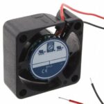 8005184015 OD2510-12MB, DC Fans DC Fan, 25x25x10mm, 12VDC, 2.2CFM, 0.08A, 24dBA, 10000RPM, Ball, 2xWire 28AWG Hirschmann