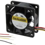 8049705596 Вентилятор Sanyo Denki San Ace 60W 9WL0624P4H001 24V DC 0.08A 60X25 4pin Hirschmann