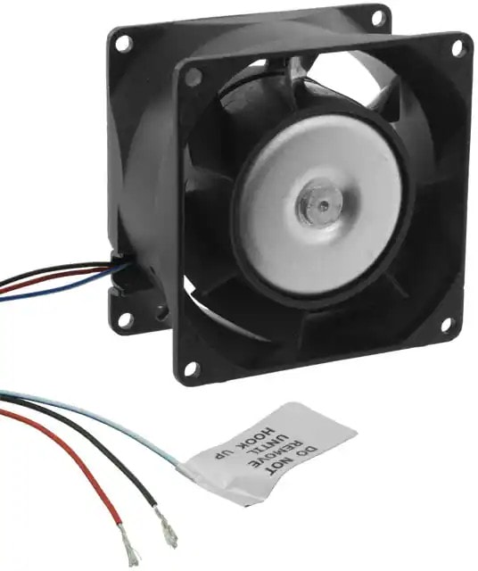 doc007790309 8005978892 19031706A, Fan Tubeaxial 24VDC Square - 79.8mm L x 79.8mm H Ball 50.0 CFM (1.40m³/min) 3 Wire Leads Hirschmann — изображение 1