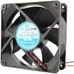 8005183991 OD1238-48HBIP68, DC Fans DC Axial Fan, 120x120x25mm, 48VDC, 124CFM, 14W, 0.29A, 44dBA, Ball, Wire, IP68 Hirschmann