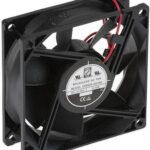 8006147791 OD8025-24HSS, Fan Tubeaxial 24VDC Square - 80mm L x 80mm H Sealed Sleeve 40.0 CFM (1.12m³/min) 2 Wire Leads Hirschmann