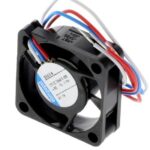 8005780978 252/2N, Fan Tubeaxial 12VDC Square - 25mm L x 25mm H Sintec 1.9 CFM (0.053m³/min) 3 Wire Leads Hirschmann
