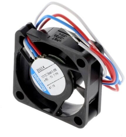 8005780978 252/2N, Fan Tubeaxial 12VDC Square - 25mm L x 25mm H Sintec 1.9 CFM (0.053m³/min) 3 Wire Leads Hirschmann