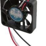 8005838735 OD4010-12HB01A, Fan Tubeaxial 12VDC Square - 40mm L x 40mm H Ball 9.2 CFM (0.258m³/min) 3 Wire Leads Hirschmann