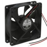8005860183 OD9225-24HSS, Fan Tubeaxial 24VDC Square - 92.5mm L x 92.5mm H Sealed Sleeve 52.0 CFM (1.46m³/min) 2 Wire Leads Hirschmann