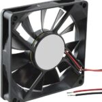 8007017906 3106KL-04W-B40-B00, Fan Tubeaxial 12VDC Square - 80mm L x 80mm H Ball 28.2 CFM (0.790m³/min) 2 Wire Leads Hirschmann