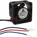 8005974788 EFB0412VHD-F00, Fan Tubeaxial 12VDC Square - 40mm L x 40mm H Ball 10.1 CFM (0.283m³/min) 3 Wire Leads Hirschmann