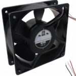 8006427943 OD1238-24HB01A, DC Fans DC Fan, 120x120x38mm, 24VDC, 105CFM, 43dBA, Ball, Wire, Open Collector Tach Hirschmann