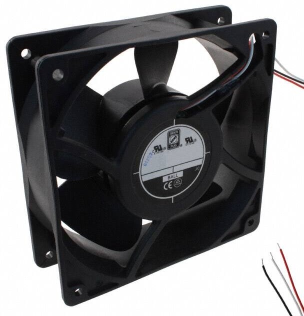 doc007790931 8006427943 OD1238-24HB01A, DC Fans DC Fan, 120x120x38mm, 24VDC, 105CFM, 43dBA, Ball, Wire, Open Collector Tach Hirschmann — изображение 1