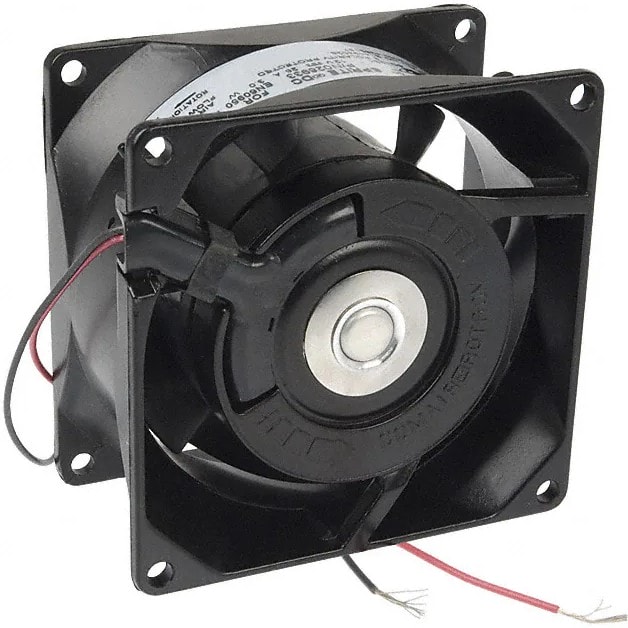 doc007790939 8006105682 19028935A, Fan Tubeaxial 48VDC Square - 79.8mm L x 79.8mm H Ball 35.0 CFM (0.980m³/min) 2 Wire Leads Hirschmann — изображение 1