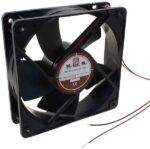 8005771292 OD1232-48HB, Fan Tubeaxial 48VDC Square - 120mm L x 120mm H Ball 120.0 CFM (3.36m³/min) 2 Wire Leads Hirschmann