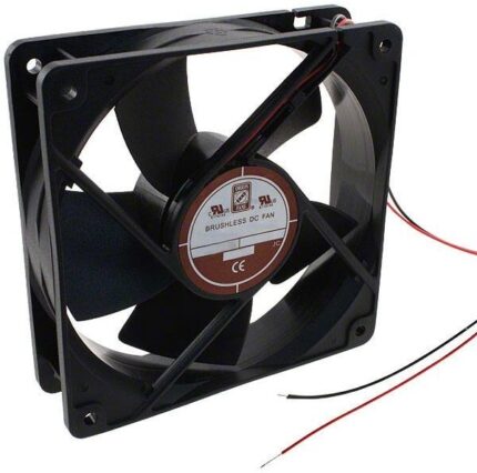 8005183966 OD1232-48HB, DC Fans DC Fan, 120x120x32mm, 48VDC, 120CFM, 0.16A, 51dBA, 3750RPM, Dual Ball, Leads Hirschmann