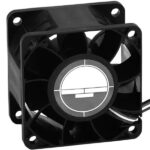 8006086928 OD6038-12HHBXC01A, Fan Tubeaxial 12VDC Square - 60mm L x 60mm H Ball 86.0 CFM (2.41m³/min) 3 Wire Leads Hirschmann