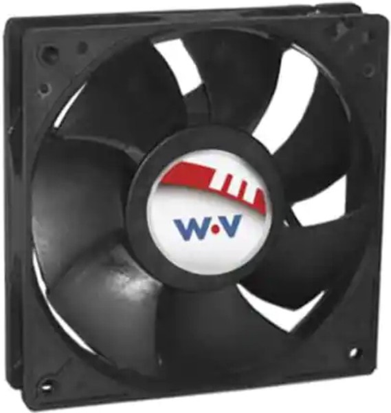 doc007791582 8006955793 DC1202512J2B-2T0, Fan Tubeaxial 12VDC Square - 120mm L x 120mm H Ball 67.8 CFM (1.90m³/min) 2 Wire Leads Hirschmann — изображение 1