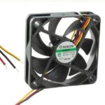 8005889065 ME92251V2-000U-F99, Fan Tubeaxial 12VDC Square - 92mm L x 92mm H Vapo-Bearing™ 45.0 CFM (1.26m³/min) 3 Wire Leads Hirschmann