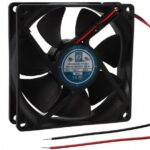 8005976111 OD9225-12LB, Fan Tubeaxial 12VDC Square - 92.5mm L x 92.5mm H Ball 39.0 CFM (1.09m³/min) 2 Wire Leads Hirschmann