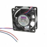 8005748934 F6025X24B-FSR, Fan Tubeaxial 24VDC Square - 60mm L x 60mm H Ball 27.0 CFM (0.756m³/min) 2 Wire Leads Hirschmann