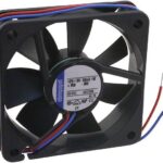 8005909035 612F, Fan Tubeaxial 12VDC Square - 60mm L x 60mm H Sintec 17.1 CFM (0.479m³/min) 2 Wire Leads Hirschmann