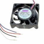 8005745956 G6015X24B1+6-RHR-WS, Fan Tubeaxial 24VDC Square - 60mm L x 60mm H Ball 22.0 CFM (0.616m³/min) 5 Wire Leads Hirschmann
