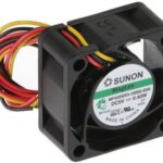 8005863185 MF40200V3-1000U-G99, Fan Tubeaxial 5VDC Square - 40mm L x 40mm H Vapo-Bearing™ 6.3 CFM (0.176m³/min) 3 Wire Leads Hirschmann