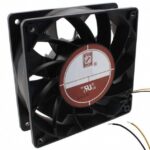8005845248 OD1238-48HBVXC, Fan Tubeaxial 48VDC Square - 120mm L x 120mm H Ball 226.0 CFM (6.33m³/min) 2 Wire Leads Hirschmann