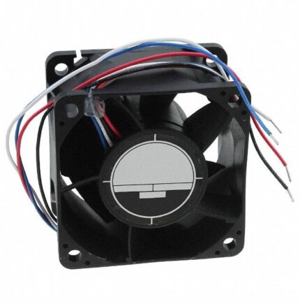 8006127022 OD6038-24HHBXC10A, Fan Tubeaxial 24VDC Square - 60mm L x 60mm H Ball 86.0 CFM (2.41m³/min) 4 Wire Leads Hirschmann
