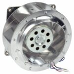 8006959076 19039822A, Fan Motorized Impellers 48VDC Round - 118mm Dia Ball 98.0 CFM (2.74m³/min) 3 Wire Leads Hirschmann