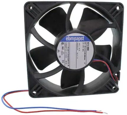 8002286190 4312NH3, DC Fan Axial Ball Bearing 12V 7V to 13.2V 167.74CFM 55dB 119 X 119 X 32mm Hirschmann