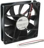 8005970228 4710KL-04W-B59-E00, Fan Tubeaxial 12VDC Square - 119mm L x 119mm H Ball 114.7 CFM (3.21m³/min) 3 Wire Leads Hirschmann