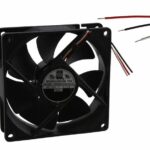 8005866597 OD9225-24HB01A, Fan Tubeaxial 24VDC Square - 92.5mm L x 92.5mm H Ball 53.0 CFM (1.48m³/min) 3 Wire Leads Hirschmann