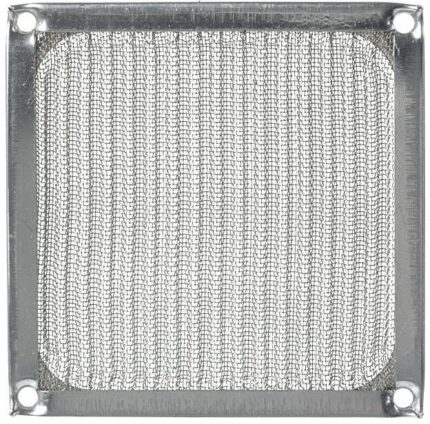 8006120989 06362-M, 92mm Sq Fan Filter/Screen Aluminum Washable in solvent or degreaser Hirschmann
