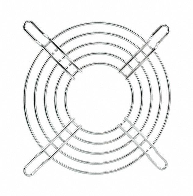 doc007793999 8005415018 109-099C, Fan Accessories 92mm Fan Finger Guard, Outlet, Silver Hirschmann — изображение 1