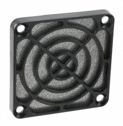 8005753741 09250-F/60, 60mm Sq Fan Filter Guard Assembly Plastic 3 Rings Hirschmann
