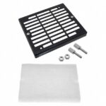 8005815354 B10017-1-5170, 119mm Sq Fan Finger Guard Assembly Plastic Hirschmann