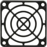8005906361 09250-F/100, 60mm Sq Fan Filter Guard Assembly Plastic 3 Rings Hirschmann
