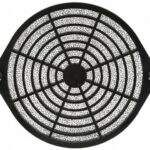 8006907031 09650-F/30, 150mm Dia Fan Filter Guard Assembly Plastic 7 Rings Hirschmann