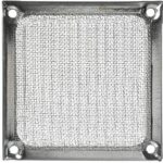 8005793030 06325-SS, 80mm Sq Fan Filter/Screen Stainless Steel Washable in solvent or degreaser Hirschmann