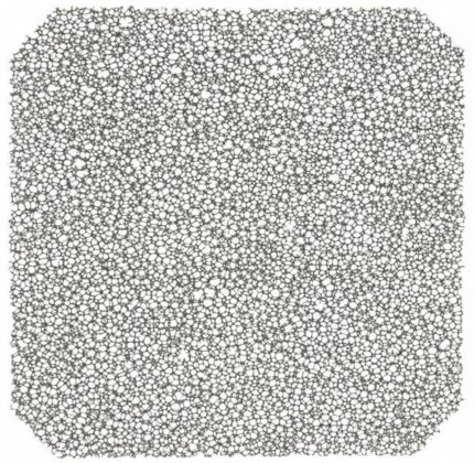 8006023198 09325-M/60, 80mm Sq Fan Replacement Filter Element Foam Hirschmann