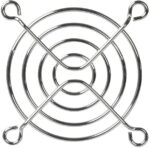 8004890773 08147, Fan Accessories 60mm Wire Form Fan Guard, Bright Nickel Chrome Finish Hirschmann — изображение 2