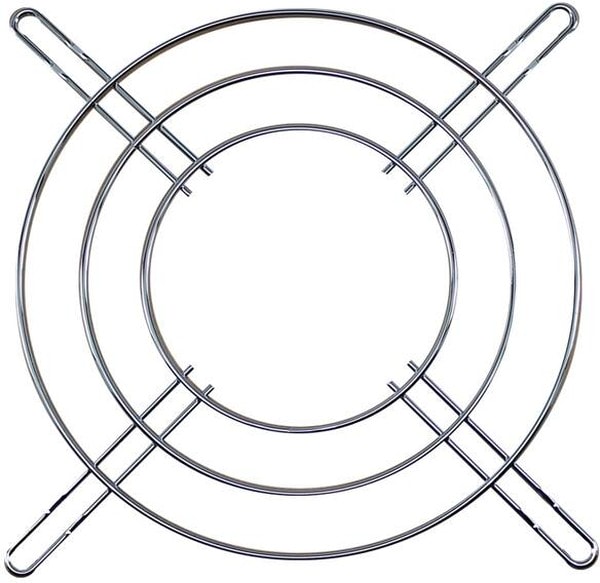 doc007794877 8005907906 G109-3A, 120mm Sq Fan Finger Guard Steel, Chrome Plated 3 Rings Hirschmann — изображение 1