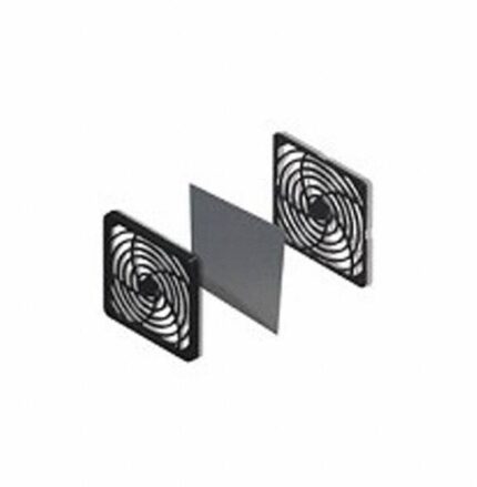 8006909645 8465, 60mm Sq Fan Finger Guard Assembly Acrylonitrile Butadiene Styrene (ABS) 3 Rings Hirschmann