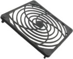 8006118999 FGPT-120, 120mm Sq Fan Finger Guard Acrylonitrile Butadiene Styrene (ABS) 4 Rings Hirschmann