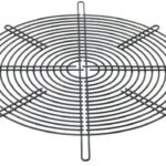 8006006481 109-1137H, 225mm Dia Fan Finger Guard Black Anodized Hirschmann