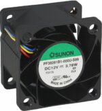 8043945025 Вентилятор Sunon PF38281B1-000U-S99 (800-44647-01) 12V DC 3.78W (0.32A) 38X28 4pin Hirschmann — изображение 3
